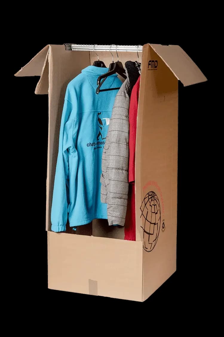 Carton penderie GD (avec tringle)
